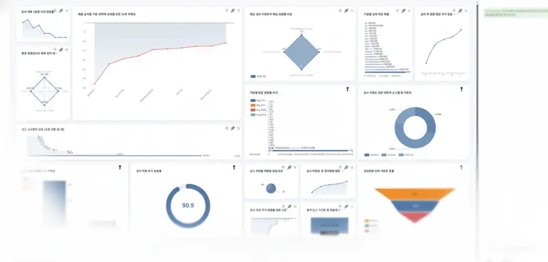 Broccoli Dashboard 실제 대시보드 화면